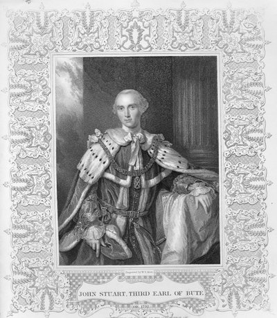 John Stuart, Third Earl of Bute, engraved by W.T. Mote by Allan Ramsay